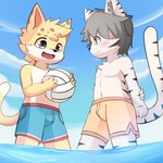 Rating: s
ID: 5666361
Date: 2025-06-25 06:53:29 -0400
Status: active
Score: 11
2022 anthro ball beach_ball blush bulge choki clothed clothing cloud domestic_cat duo felid feline felis green_eyes hi_res inflatable low-angle_view male mammal open_mouth open_smile pantherine sky smile tiger topless topless_anthro topless_male water young post #5666361
