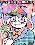Rating: s
ID: 5555596
Date: 2025-05-07 15:24:13 -0400
Status: active
Score: 26
2025 abstract_background american_flag anthro bingus_(rawdawgcomics) bow_tie candy closed_smile clothing dessert digital_media_(artwork) ears_down english_text eyelashes food fur hat headgear headwear jd_vance lagomorph leporid lollipop looking_at_viewer male mammal mouth_closed pivoted_ears portrait propeller_hat purple_eyes rabbit rawdawgcomics smile solo suit text united_states_of_america white_body white_fur post #5555596