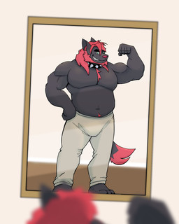 Rating: s
ID: 5653194
Date: 2025-06-19 10:47:58 -0400
Status: pending
Score: 7
4:5 anthro body_hair bottomwear canid canine canis chest_hair chris_valentine clothing flexing hand_on_hip happy_trail hi_res male mammal mirror mirror_reflection musclegut muscular nagafurry pants reflection smile smiling_at_viewer solo sweatpants wolf post #5653194