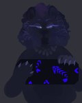 Rating: s
ID: 5574591
Date: 2025-05-15 16:55:32 -0400
Status: active
Score: 1
2019 3_fingers anthro arms_bent bear beastofeuthanasia black_and_blue black_body black_fur black_lips black_nose claws colored curly_hair digital_media_(artwork) digital_painting_(artwork) english_description eyebrows eyelashes female female_anthro finger_claws fingers fur grey_eyes hair half-closed_eyes half-length_portrait handpaw holding_object lips mammal medium_hair monochrome mouth_closed narrowed_eyes no_pupils painting_(artwork) paws portrait purple_claws purple_eyebrows purple_eyelashes purple_hair simple_background solo thick_lips post #5574591