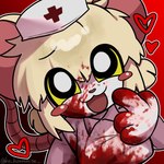 Rating: s
ID: 5542581
Date: 2025-05-01 19:31:26 -0400
Status: active
Score: 17
1:1 anthro black_eyes blonde_hair blood blush bodily_fluids breasts clothing female fur hair hat headgear headwear heart_symbol hi_res ko_koroshite lorna_(terrible_mouse) mammal mouse murid murine nurse nurse_clothing nurse_headwear rat rodent smile solo tail terrible_mouse white_body white_fur yellow_eyes post #5542581