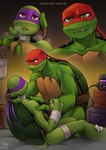Rating: s
ID: 5435616
Date: 2025-03-15 20:00:56 -0400
Status: active
Score: 15
absurd_res anthro bed bodily_fluids brother_(lore) brothers_(lore) crying dialogue digital_media_(artwork) donatello_(tmnt) duo dying dying_eyes english_text furniture hi_res holding_another male male/male mask open_mouth purplevelbeth raphael_(tmnt) reptile sad scalie shell sibling_(lore) sitting tail tears teenage_mutant_ninja_turtles teenage_mutant_ninja_turtles_(2012) text turtle post #5435616