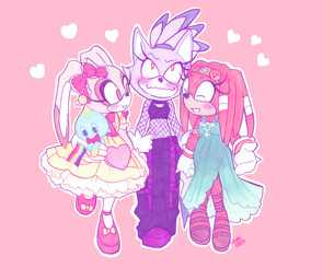 2018 <3 anthro black_nose blaze_the_cat blush bow breasts chao cheese_the_chao clothing cream_the_rabbit dress echidna eyes_closed feline female female/female fishnet flat_chested fur group hair halter_top hand_holding headband hi_res lagomorph long_ears mammal midriff monotreme ponytail purple_fur purple_hair rabbit simple_background small_breasts smile sonic_(series) spacerocketbunny tikal_the_echidna video_games white_fur
Rating: Safe
Score: 7
User: Cane751
Date: June 18, 2018 2018 <3 anthro black_nose blaze_the_cat blush bow breasts chao cheese_the_chao clothing cream_the_rabbit dress echidna eyes_closed feline female female/female fishnet flat_chested fur group hair halter_top hand_holding headband hi_res lagomorph long_ears mammal midriff monotreme ponytail purple_fur purple_hair rabbit simple_background small_breasts smile sonic_(series) spacerocketbunny tikal_the_echidna video_games white_fur
Rating: Safe
Score: 7
User: Cane751
Date: June 18, 2018