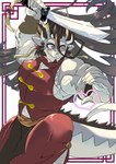Rating: s
ID: 5644494
Date: 2025-06-15 16:49:08 -0400
Status: active
Score: 3
anthro asian_clothing black_hair chinese_clothing clothing dragon east_asian_clothing fuxi_(tas) grey_body hair heart_symbol hi_res holding_object holding_weapon horn kusarikakemono lifewonders male melee_weapon muscular muscular_anthro muscular_male mythological_creature mythological_scalie mythology navel pecs purple_eyes scalie solo sword tail tokyo_afterschool_summoners weapon post #5644494