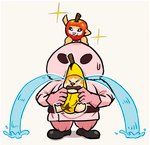 Rating: s
ID: 5665519
Date: 2025-06-24 19:11:11 -0400
Status: pending
Score: 1
2024 :3 ambiguous_anthro ambiguous_gender ambiguous_human anthro apple_costume banana_costume belt black_clothing black_footwear black_shoes bodily_fluids carrying_another clothing countershade_face countershading crying digital_media_(artwork) domestic_cat earthbound_(series) eyes_closed felid feline felis food_costume footwear fruit_costume fur gloves handwear hi_res holding_with_two_hands human larger_human looking_at_viewer mammal nintendo on_head on_top open_mouth orange_body orange_fur orange_nose pigmask pink_clothing pink_gloves pink_handwear pink_nose raised_arm simple_background size_difference smaller_anthro sparkles standing standing_on_head sweat tan_body tan_countershading tan_fur tan_legs tears tears_of_sadness tereterebin triangle_nose white_background post #5665519