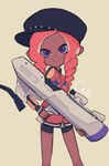 Rating: s
ID: 4446728
Date: 2023-12-01 13:01:56 -0500
Status: active
Score: 20
blaster_(splatoon) bottomwear cephalopod clothing english_text female hat headgear headwear hi_res holding_object holding_weapon hotpants humanoid jacket marine mollusk muifish nintendo octarian octoling octoling_girl pseudo_hair purple_eyes s-blast shorts simple_background solo splatoon tan_background tentacle_hair tentacles text thin_thighs topwear weapon post #4446728