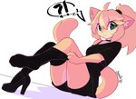 Rating: s
ID: 5537579
Date: 2025-04-29 08:57:08 -0400
Status: active
Score: 49
2025 ahoge anthro breasts cat_citrus choker clothed clothed_anthro clothed_female clothing digital_media_(artwork) domestic_cat dressing feet felid feline felis female female_anthro footwear fur green_eyes hair hi_res high_heels interrobang jewelry legwear looking_at_viewer mammal necklace paige_(cat_citrus) ponytail shoes simple_background solo tail tan_body tan_fur tan_hair thigh_highs toe_outline white_background post #5537579