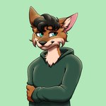 Rating: s
ID: 5550666
Date: 2025-05-05 12:17:49 -0400
Status: active
Score: 1
1:1 anthro black-backed_jackal black_hair brown_body brown_fur canid canine canis cheek_tuft clothing crossed_arms curled_fur curly_hair facial_tuft fluffy fur hair hi_res hoodie inner_ear_fluff jackal male mammal pink_ears shy shy_expression smile smile_lines solo sourappl tan_body tan_fur teal_eyes topwear tuft post #5550666