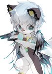 Rating: s
ID: 5545720
Date: 2025-05-03 07:48:31 -0400
Status: active
Score: 4
2025 absurd_res ambiguous_gender anthro big_eyes black_body black_ears black_feathers blue_eyes blue_pawpads facial_markings feathers feet hair head_markings hi_res inner_ear_fluff jewelry ketchup_coke markings melee_weapon necklace necklace_only neckwear nude pawpads raised_tail simple_background solo standing sword tail tuft weapon white_body white_hair wings post #5545720