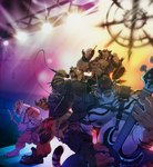 Rating: s
ID: 3269085
Date: 2022-04-09 15:13:16 -0400
Status: active
Score: 53
2019 anthro armor audience barefoot baseball_cap bass_guitar being_watched black_claws black_nose bodily_fluids bodypaint boots bottomwear bracers brown_body brown_fur bulge canid canine canis chain chaos_star claws clothed clothing collar concert crowd cuff_(restraint) djagokemono domestic_dog drum drum_set drumming_stick ear_piercing electric_guitar electronics face_paint feet felid footwear fur grey_body grey_fur group guitar hat headgear headwear herding_dog hi_res industrial_piercing jackson_guitars jockstrap looking_at_another male mammal mastiff metal microphone microphone_wire molosser multicolored_body multicolored_fur muscular muscular_male musical_instrument mythological_canine mythological_creature mythology nightterror nipples open_mouth orange_body orange_fur pantherine pants pastoral_dog percussion_instrument percussion_mallet performance piercing pink_nose playing_drum playing_guitar playing_music plucked_string_instrument print_clothing print_shirt print_topwear red_eyes rennin restraints rock_(genre) rocking_out rottweiler scar screaming shirt shoes shoulder_pads singing soloist_(jackson_guitars) spiked_boots spiked_clothing spiked_collar spiked_footwear spiked_jockstrap spiked_shoulder_pads spiked_underwear spikes spotlight stage standing steve_du string_instrument striped_body striped_fur stripes sweat symbol tattoo teeth tiger tongue topless topless_male topwear torn_bottomwear torn_clothing torn_pants torn_shirt torn_topwear underwear vein veiny_muscles vocal welsh_corgi werecanid werecanine werecreature werewolf white_body white_fur wolf wrist_cuffs yellow_eyes post #3269085
