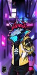 Rating: s
ID: 5031109
Date: 2024-09-05 03:49:08 -0400
Status: active
Score: 15
1:2 2024 absurd_res anthro arctic_fox blue_body blue_fur canid canine canis cd_projekt_red clothed clothing cybernetics cyberpunk cyberpunk_2077 digital_media_(artwork) fox fur gormi110 gormi_(gormi110) green_eyes hair hi_res looking_at_viewer machine male mammal neon_lights purple_body purple_fur red_hair shaded solo tail text true_fox url white_body white_fur post #5031109
