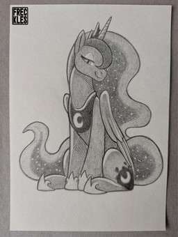 Rating: s
ID: 5671846
Date: 2025-06-27 18:27:58 -0400
Status: active
Score: 5
bedroom_eyes equid equine female feral freckles_(artist) friendship_is_magic graphite_(artwork) hasbro hi_res horn jewelry looking_at_viewer mammal my_little_pony mythological_creature mythological_equine mythology narrowed_eyes necklace princess_luna_(mlp) seductive solo traditional_media_(artwork) winged_unicorn wings post #5671846