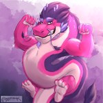 Rating: s
ID: 2791327
Date: 2021-06-18 21:06:47 -0400
Status: active
Score: 37
1:1 2021 anthro asian_mythology countershading crazydrak dragon east_asian_mythology eastern_dragon facial_hair fangs feet flexing fur furred_dragon furred_scalie goatee hair heart_symbol hi_res long_(wish_dragon) long_body looking_at_viewer male muscular muscular_anthro muscular_male mythological_creature mythological_scalie mythology pawpads pink_body pink_fur purple_hair raised_arms scalie smile solo tail tail_tuft teeth tuft watermark whiskers wish_dragon post #2791327