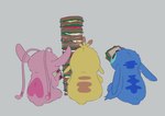 Rating: s
ID: 5668413
Date: 2025-06-26 04:48:26 -0400
Status: active
Score: 7
2025 4_fingers alien ambiguous_gender angel_(lilo_and_stitch) antennae_(anatomy) antennae_markings anthro back_markings baytaboo blue_body blue_fur blue_markings brown_markings claws dagwood_sandwich dipstick_antennae disney ears_down eating experiment_(lilo_and_stitch) female_(lore) finger_claws fingers flat_colors food fur grey_background group head_markings heart_(marking) hi_res holding_food holding_object holding_sandwich lilo_and_stitch long_antennae male_(lore) markings multicolored_antennae notched_ear occipital_markings pink_body pink_fur pink_markings pivoted_ears reuben_(lilo_and_stitch) sandwich_(food) simple_background sitting small_tail stitch_(lilo_and_stitch) tail trio yellow_body yellow_fur post #5668413