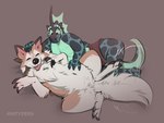 Rating: s
ID: 5628001
Date: 2025-06-08 02:43:28 -0400
Status: pending
Score: 7
anthro belly_rub blush bottomwear brown_bottomwear brown_clothing clothing dragon duo eyes_closed feral generation_7_pokemon headpat hi_res looking_at_another lycanroc male midday_lycanroc mint_(deessel) mintyderg motion_lines murdock's_lycanroc mythological_creature mythological_scalie mythology nintendo partially_clothed_anthro petting pokemon pokemon_(species) scalie slightly_chubby smile smiling_at_another tail tail_motion tailwag tongue tongue_out post #5628001