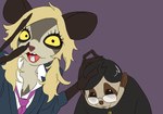 Rating: s
ID: 5153716
Date: 2024-11-01 09:04:12 -0400
Status: active
Score: 4
alternative_fashion anthro asian_clothing aye-aye black_clothing black_eyes black_hair blonde_hair brown_body brown_fur clothing duo east_asian_clothing eyelashes eyewear female fur glasses grey_body grey_clothing grey_fur gyaru hair incisors inmu-kun j-fashion japanese_clothing japanese_school_uniform kogal lemur long_fingers loris lorisoid male mammal manatsu_no_yo_no_inmu multicolored_body multicolored_fur necktie primate purple_background school_uniform simple_background slow_loris strepsirrhine sukotchi two_tone_body two_tone_fur uniform yellow_eyes post #5153716