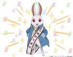 Rating: s
ID: 5648124
Date: 2025-06-17 07:01:39 -0400
Status: pending
Score: 0
ambiguous_gender anthro arles_(danmachi) buckteeth clock clothing danmachi fur japanese_text lagomorph leporid long_ears looking_at_viewer mammal rabbit red_eyes sash simple_background smile solo teeth text unknown_artist white_body white_fur post #5648124