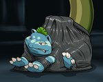 Rating: s
ID: 3290429
Date: 2022-04-20 19:55:40 -0400
Status: active
Score: 5
akudrache blue_body claws fangs floor generation_1_pokemon hi_res laboratory laboratory_equipment laboratory_glassware latex leaf liquid liquid_latex male mewtwo_clone_machine nintendo partially_submerged pod pokemon pokemon_(species) pokemon_the_first_movie reptile scalie scientific_experiment scientific_instrument shadow slime solo sticky struggling teeth test_tube toe_claws tube venusaur venusaurtwo post #3290429