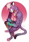 Rating: s
ID: 3809837
Date: 2023-01-13 17:03:13 -0500
Status: active
Score: 31
2020 anthro artist_name azuza black_claws black_nose black_stripes bluerockcandy chest_tuft claws collar collar_only dated fangs felid finger_claws full-length_portrait fur glistening glistening_eyes hair heart_symbol leash male mammal markings messy_hair narrowed_eyes neck_tuft nude orange_collar orange_leash pantherine portrait short_hair simple_background sitting smile solo striped_arms striped_body striped_fur striped_legs striped_markings striped_tail stripes tail tail_markings teeth text tiger toe_claws tuft white_hair yellow_eyes post #3809837