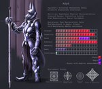 Rating: s
ID: 5404964
Date: 2025-03-01 11:06:43 -0500
Status: active
Score: 9
absurd_res adyd(ferrn) anthro armor breastplate canid canine canis clothed clothing digital_media_(artwork) dire_wolf english_text ferrn gauntlets gloves gynomorph handwear headgear helmet hi_res holding_melee_weapon holding_object holding_sword holding_weapon huge_filesize intersex mammal melee_weapon model_sheet prehistoric_species runes simple_background solo standing sword tail text topwear weapon wolf post #5404964