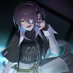 Rating: s
ID: 5310724
Date: 2025-01-16 02:23:11 -0500
Status: active
Score: 4
1:1 2022 5_fingers amphibian amphibian_humanoid animal_humanoid arknights asbestos_(arknights) black_hair black_nails blue_hair chain claw_pose colored_nails ear_piercing eye_patch eyewear female fingers green_eyes hair hi_res humanoid hypergryph multicolored_hair nails open_mouth oripathy_lesion piercing pupils ring salamander_humanoid sharp_teeth slit_pupils solo studio_montagne tail tailed_humanoid teeth yn73 post #5310724