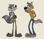 Rating: s
ID: 2887242
Date: 2021-08-19 23:02:38 -0400
Status: active
Score: 21
anthro bottomwear canid canine canis chest_tuft clip_studio_paint_(artwork) clothing crop_top denim denim_bottomwear denim_clothing digital_media_(artwork) doodledoggy duo hotpants jeans looking_away male mammal orf_(character) pants procyonid raccoon sam_(orf) shirt shorts shy simple_background t-shirt toony topwear tuft wolf post #2887242