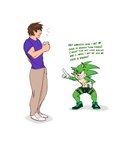 Rating: s
ID: 2935142
Date: 2021-09-19 16:58:21 -0400
Status: active
Score: 73
anthro archie_comics bet bet_condition bulge clothed clothing comic comparison_bet dialogue duo english_text eulipotyphlan fur green_body green_fur grin harness hedgehog hi_res human jackofak male mammal piercing scourge_the_hedgehog sega sharp_teeth simple_background size_difference smile sonic_the_hedgehog_(archie) sonic_the_hedgehog_(comics) sonic_the_hedgehog_(series) talking_to_another teeth text post #2935142