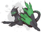 Rating: s
ID: 3227434
Date: 2022-03-16 20:51:21 -0400
Status: active
Score: 45
3_toes arm_markings black_body black_scales blue_eyes dragon facial_markings feet feral foot_focus green_markings head_markings hi_res horn kredri leg_markings long_feet long_legs lying male markings mask_(marking) mythological_creature mythological_scalie mythology noxy_(dragon) on_side paws scales scalie shoulder_markings simple_background solo spread_toes striped_markings striped_tail stripes tail tail_markings toes post #3227434