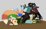Rating: s
ID: 5141032
Date: 2024-10-26 18:24:32 -0400
Status: active
Score: 3
asphyxiation black_hair blonde_hair bodily_fluids boots bottomwear brown_hair canid canine canis choking clothing denim denim_bottomwear denim_clothing domestic_cat eeveelution faceplant felid feline felis footwear generation_4_pokemon group hair hair_over_eye headlock hi_res hotpants jeans knife leafeon leg_grab leg_warmers legwear long_hair male mammal maxroy_(character) nintendo pantherine pants pokemon pokemon_(species) rinjai_(character) screaming shirt shoes shorts stepping_on_face sweat sweater t-shirt tabby_cat tail topwear unknown_artist upside_down wolf worried worried_face worried_look post #5141032