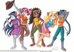 Rating: s
ID: 3969916
Date: 2023-04-03 15:03:31 -0400
Status: active
Score: 9
acrylic_painting_(artwork) anthro barefoot belt black_belt blonde_hair blue_clothing blue_eyes blue_hair blue_topwear bottomwear braided_hair brown_body brown_bottomwear brown_clothing brown_eyes brown_fur brown_hat brown_headwear brown_pants clothing colette_(thea_sisters) cowboy_hat curly_hair feet female fur geronimo_stilton_(series) green_bottomwear green_clothing green_eyes green_pants green_star grey_body grey_fur group hair hat headgear headwear hi_res house_mouse lepetithelvete mammal midriff mouse mouse_tail murid murine navel nicky_(thea_sisters) orange_clothing orange_shirt orange_topwear painting_(artwork) pamela_(thea_sisters) pants paulina_(thea_sisters) pigtails pink_bottomwear pink_clothing pink_skirt purple_clothing purple_eyes rat red_belt red_hair rodent shirt simple_background skirt tan_body tan_fur thea_sisters thea_stilton_(series) topwear traditional_media_(artwork) traditional_painting_(artwork) violet_(thea_sisters) white_background yellow_clothing yellow_topwear post #3969916