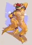 Rating: s
ID: 5032772
Date: 2024-09-06 03:51:02 -0400
Status: active
Score: 46
2024 2_horns absurd_res anthro babanasaur big_muscles biped bowser bracelet curved_horn featureless_crotch green_eyes hair hi_res horn jewelry koopa looking_at_viewer male mario_bros muscular muscular_anthro muscular_male nintendo nude_anthro nude_male red_hair scalie solo spiked_bracelet spikes yellow_body post #5032772