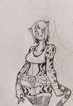 Rating: s
ID: 5655572
Date: 2025-06-20 12:18:01 -0400
Status: pending
Score: 11
anthro belt biped blonde_hair bottomwear breasts brie_(grinriff) cheetah clothed clothing countershade_face countershade_fur countershading ear_piercing ear_ring eyebrows felid feline female fingers footwear fur g-string green_eyes grinriff hair hi_res humanoid knee_highs knee_socks legwear mammal midriff piercing ring_piercing shorts socks solo stockings tail thong underwear post #5655572