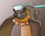 Rating: s
ID: 57618
Date: 2010-01-20 06:18:35 -0500
Status: active
Score: 111
ambiguous_gender bat black_eyes brush brushie_brushie_brushie brushing brushing_fur derp_eyes disembodied_hand duo durr feral fur mammal megabat membrane_(anatomy) membranous_wings meme personal_grooming smile snout social_grooming solo_focus toothbrush unknown_artist wings post #57618