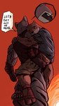 Rating: s
ID: 5078656
Date: 2024-09-27 17:35:49 -0400
Status: active
Score: 30
2024 9:16 anthro biceps big_muscles biped brown_body brown_fur character_request chase_hunter dialogue duo echo_(game) echo_(series) echo_project english_text fur grey_body grey_fur hi_res holding_another hug kudzu_tengwan male mammal muscular muscular_anthro muscular_male mustelid otter procyonid raccoon simple_background speech_bubble text zarman post #5078656