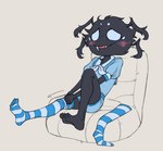 Rating: s
ID: 4535801
Date: 2024-01-14 19:17:54 -0500
Status: active
Score: 116
anthro arachnid arthropod black_body black_fur blush chair clothed clothing domdumb12 don't_starve dressing fangs footwear fur furniture hi_res klei_entertainment legwear male male_(lore) pattern_clothing pattern_legwear sailor_uniform shy smile socks solo spider striped_clothing striped_legwear stripes teeth toe_socks webber white_eyes young post #4535801