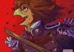 Rating: s
ID: 5642769
Date: 2025-06-14 21:22:23 -0400
Status: active
Score: 3
2025 alternative_fashion aucaailin avian brown_body brown_hair clothing epaulet european_mythology goth greek_mythology hair hippogriff melee_weapon mythological_avian mythological_creature mythology open_mouth skull_and_crossbones sword uniform weapon yellow_eyes post #5642769