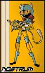 Rating: s
ID: 1630342
Date: 2018-08-19 17:34:37 -0400
Status: active
Score: 17
anthro armor black_border border clothed clothing commander_mittens domestic_cat felid feline felis female gun headgear helmet hi_res looking_at_viewer mammal ranged_weapon rifle smile solo triatelx weapon post #1630342