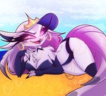 Rating: s
ID: 5555922
Date: 2025-05-07 17:41:02 -0400
Status: active
Score: 79
2025 anatid anseriform anserinae anthro avian avian_demon bird breasts clothing demon digital_media_(artwork) ear_piercing ear_ring female fingers fur hair hat headgear headwear helluva_boss hi_res long_hair looking_at_viewer lying on_side one-piece_swimsuit piercing pink_eyes prince_papaya ring_piercing smile solo stella_(helluva_boss) sun_hat swan swimwear thick_thighs white_body white_fur white_hair post #5555922