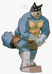 Rating: s
ID: 5649498
Date: 2025-06-17 18:37:41 -0400
Status: active
Score: 17
2025 anthro australian_cattle_dog bandit_heeler barefoot belly bent_leg biceps big_belly big_muscles bluey_(series) bottomwear canid canine canis cattledog claws clothed clothing domestic_dog eyebrows facial_hair feet fur herding_dog hi_res kemono looking_at_viewer male mammal mature_anthro mature_male musclegut muscular muscular_anthro muscular_male overweight overweight_anthro overweight_male pastoral_dog pecs question_mark raised_eyebrow shorts simple_background smile solo standing starlimisky stubble teeth topless topless_anthro topless_male tuft white_background post #5649498