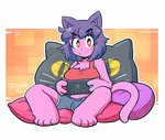 Rating: s
ID: 5172977
Date: 2024-11-10 14:00:55 -0500
Status: active
Score: 22
2019 anthro arm_tuft barefoot bottomwear breasts chest_tuft clothed clothed_anthro clothed_female clothing digital_drawing_(artwork) digital_media_(artwork) domestic_cat eyebrows feet felid feline felis female female_anthro fingers front_view full-length_portrait fur gaming looking_at_viewer mammal mouth_closed nintendo nintendo_switch penny_(anaugi) pillow pink_body pink_face pink_fur pink_tail playing_video_game portrait proportionally_accurate_nintendo_switch pupils rariatoo red_eyes shorts shoulder_tuft sitting solo tail topwear tuft white_pupils post #5172977