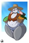 Rating: s
ID: 5657787
Date: 2025-06-21 10:17:35 -0400
Status: active
Score: 4
2025 anthro basket belly big_breasts bottomwear breasts carrot chrisandcompany clothing container deep_navel digital_media_(artwork) disney female food fur grey_body grey_fur hat headgear headwear hi_res judy_hopps lagomorph leporid lettuce mammal multicolored_body multicolored_fur navel overweight overweight_anthro overweight_female plant purple_eyes rabbit shorts solo topwear two_tone_body two_tone_fur vegetable zootopia post #5657787
