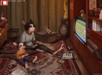 Rating: s
ID: 2231498
Date: 2020-04-26 04:12:56 -0400
Status: active
Score: 178
2019 3_toes animal_plushie anthro arm_tuft arms_bent barefoot bear_plushie bent_leg beverage biped black_bottomwear black_claws black_clothing black_hair black_shorts blue_bottomwear blue_clothing blue_shorts bottomwear box brother_(lore) brothers_(lore) brown_body brown_clothing brown_eyes brown_fur brown_shirt brown_topwear cable cardboard cardboard_box chris_(totesfleisch8) claws clothed clothing console_on_ground container contra controller cord crossed_legs daww detailed detailed_background digital_drawing_(artwork) digital_media_(artwork) duo_focus electronics extended_leg extended_legs famicom famicom_cartridge famicom_console famicom_controller feet fur furgonomics game_cartridge game_console game_controller game_media game_screen gaming glass grey_body grey_clothing grey_fur grey_shirt grey_topwear group hair half-closed_eyes happy head_tuft holding_controller holding_game_controller holding_object inside kangaroo kasper_(totesfleisch8) konami long_tail looking_aside lying macropod male mammal marsupial multicolored_body multicolored_fur narrowed_eyes nintendo nintendo_console nintendo_controller nintendo_entertainment_system on_back on_ground open_mouth open_smile oriental_rug patreon patreon_logo pattern_rug pawpads paws pink_pawpads playing_video_game plushie power_strip rabbit_plushie red_text retro_console retro_controller rug screen shirt short_hair shorts sibling_(lore) side_view signature sitting sitting_on_ground slightly_chubby smile storage_media tail tail_on_ground teddy_bear teenage_mutant_ninja_turtles television text third_party_controller three-quarter_view toes toothpick topwear totesfleisch8 toy toy_box toy_car trio tuft url vase watching_television watermark white_body white_claws white_fur white_text wired_controller young young_anthro post #2231498
