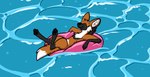 Rating: s
ID: 5608911
Date: 2025-05-30 09:09:10 -0400
Status: active
Score: 11
canid canine eyes_closed felisrandomis feral hi_res mammal maned_wolf pawpads pool_toy reclining relaxing smile solo water post #5608911