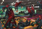 Rating: s
ID: 5034360
Date: 2024-09-06 21:42:07 -0400
Status: active
Score: 40
ambiguous_gender barefoot blurred_background claws clothed clothing dragon ear_fins eyes_closed feet feral fin foam grey_body grey_scales group human inside jumping male mammal membrane_(anatomy) membranous_wings mythological_creature mythological_scalie mythology nuzzling playful playing property_damage scales scalie scratch_mark sharp_teeth sleeping teeth thebluewazaga trampoline wings post #5034360