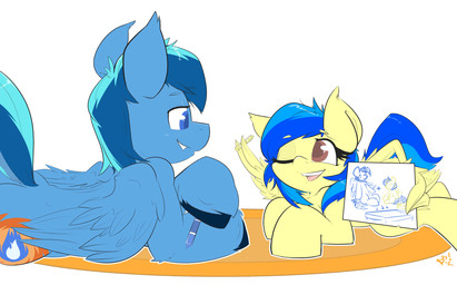 Rating: s
ID: 1601760
Date: 2018-07-17 17:55:01 -0400
Status: active
Score: 2
2017 absurd_res bbsartboutique blue_hair crayon cutie_mark digital_media_(artwork) drawing duo equid equine fan_character feathered_wings feathers female hair hasbro hi_res mammal my_little_pony mythological_creature mythological_equine mythology paper pegasus silvia_windmane sketch wings post #1601760