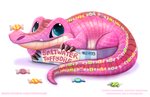 Rating: s
ID: 2331006
Date: 2020-07-15 01:55:44 -0400
Status: active
Score: 67
ambiguous_gender blue_eyes box candy candy_scales claws container crocodile crocodilian dessert digital_media_(artwork) digital_painting_(artwork) english_text fangs feral food food_creature humor label painting_(artwork) pink_body pink_scales piper_thibodeau pun red_body red_scales reptile saltwater_taffy_(candy) scales scalie simple_background solo tan_body tan_scales teeth text url visual_pun white_background post #2331006