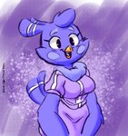 Rating: s
ID: 2425214
Date: 2020-09-27 02:44:45 -0400
Status: active
Score: 53
2018 anthro avian bird breasts clothed clothing digital_media_(artwork) feathers female hi_res joaoppereiraus melissa_morgan non-mammal_breasts portrait purple_body purple_feathers smile solo super_planet_dolan three-quarter_portrait post #2425214
