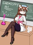 Rating: s
ID: 2962032
Date: 2021-10-06 01:04:09 -0400
Status: active
Score: 42
absurd_res anthro big_breasts biped black_nose breasts brown_eyes brown_hair chalkboard clothed clothing course_number deer desk digital_media_(artwork) doe_(alfa995) english_text eyelashes eyewear female footwear fur furniture hair hi_res high_heels holding_object holding_pointer information_board long_hair looking_at_viewer mammal number on_desk on_table pointer shoes simple_background sin_teal sitting sitting_on_desk sitting_on_table smile solo subject_number table text text_emphasis underline post #2962032