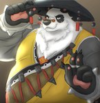 Rating: s
ID: 5537884
Date: 2025-04-29 13:00:54 -0400
Status: active
Score: 8
2025 anthro asian_clothing bear black_body black_fur brown_background chinese_clothing clothing east_asian_clothing eyewear fur giant_panda glasses headgear headwear hi_res male mammal mihoyo multicolored_body multicolored_fur overweight overweight_male pan_yin_hu rahzorart shirt simple_background solo thiren tipping_hat topwear two_tone_body two_tone_fur white_body white_fur yellow_clothing yellow_shirt yellow_topwear zenless_zone_zero post #5537884
