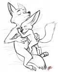 Rating: s
ID: 2004426
Date: 2019-09-25 22:38:55 -0400
Status: active
Score: 14
absurd_res anthro black_and_white boreoboros canid canine cuddling disney duo eyes_closed fennec_fox finnick_(zootopia) fox hi_res male mammal monochrome nick_wilde nude red_fox signature sketch sleeping true_fox zootopia post #2004426